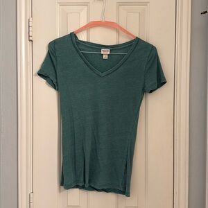 Mossimo Supply Co. teal v neck tee